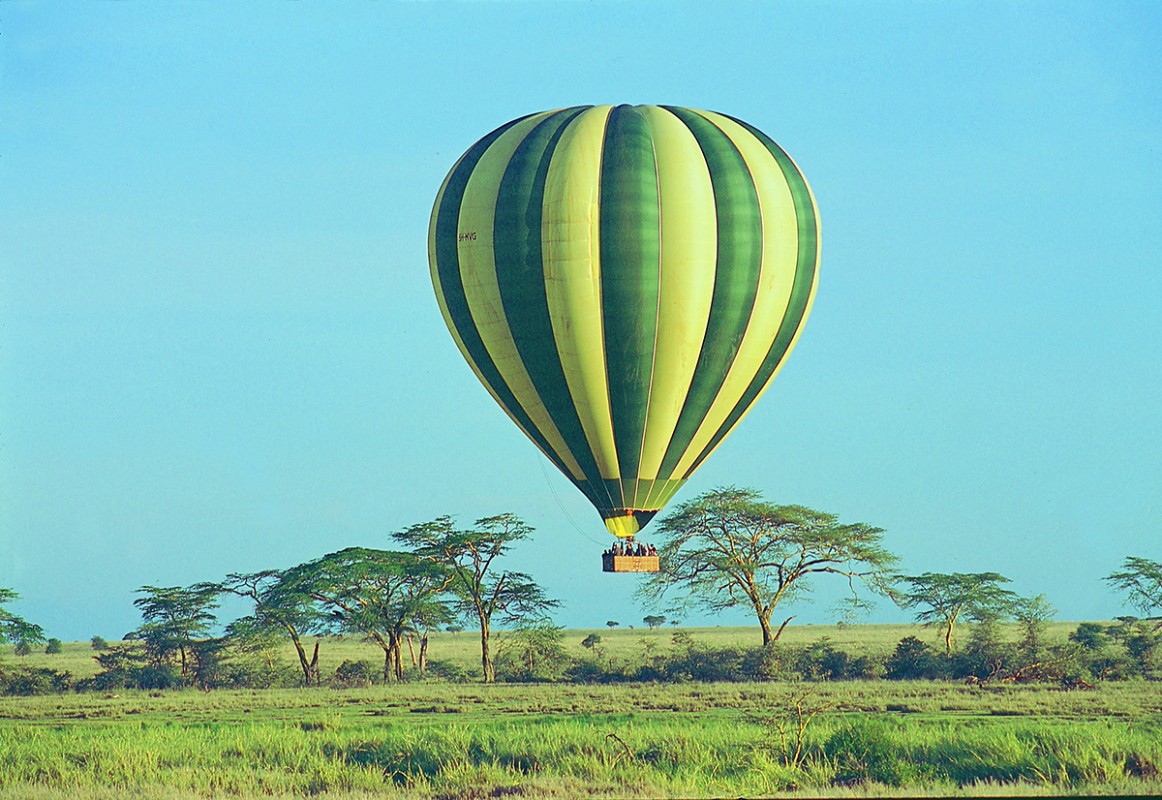 Ballonfahrt über der Masai Mara in Kenia