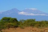 Blick auf den Kilimanjaro vom Severin Safari Camp im Tsavo West Nationalpark
