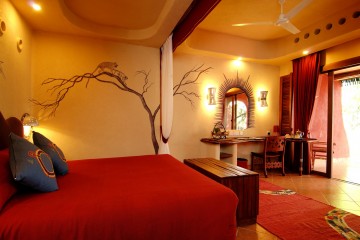 stilvolle Zimmer in der Amboseli Serena Lodge