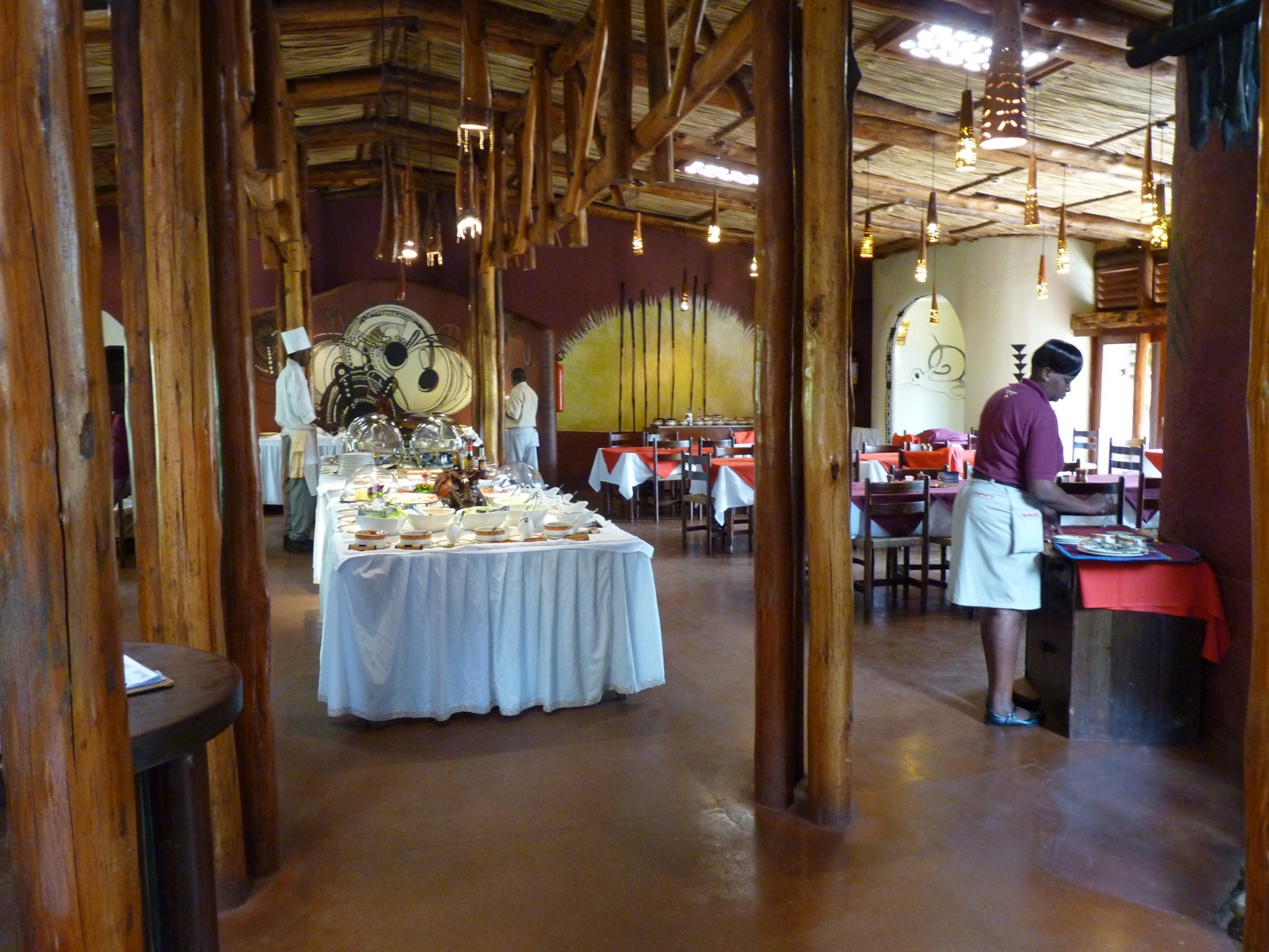 Restaurant in der Amboseli Serena Lodge