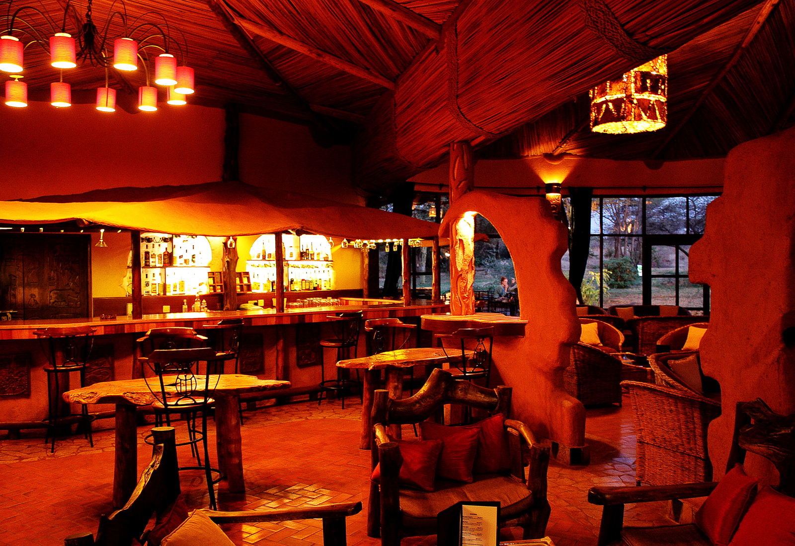 Bar in der Amboseli Sopa Lodge