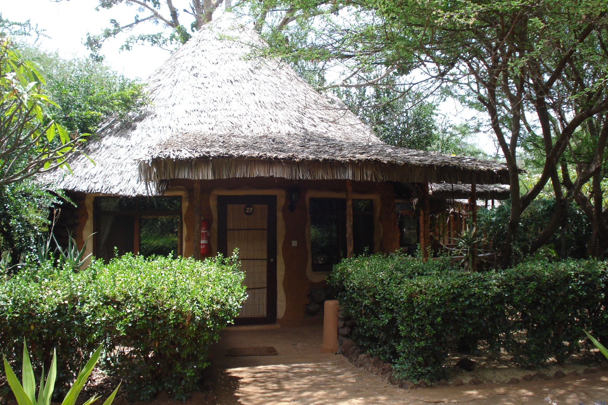 Bungalow-Zimmer in der Amboseli Sopa Lodge