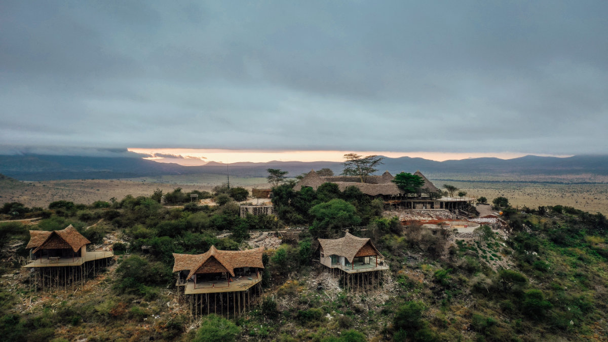 Lions Bluff Lodge in Kenia