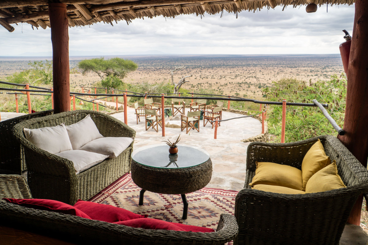 Lions Bluff Lodge in Kenia