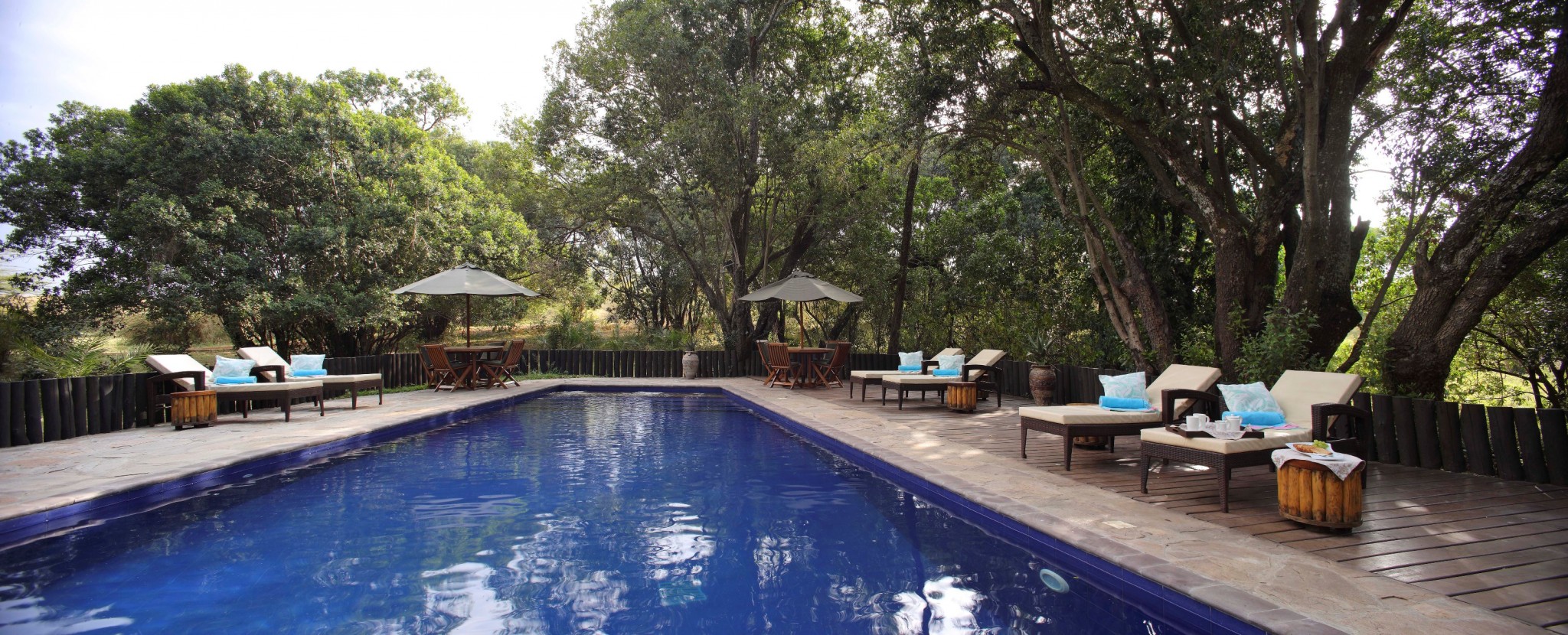 Pool im Olare Mara Kempinski Camp