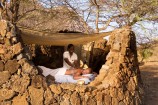 Massage im Spa-Bereich des Severin Safari Camps