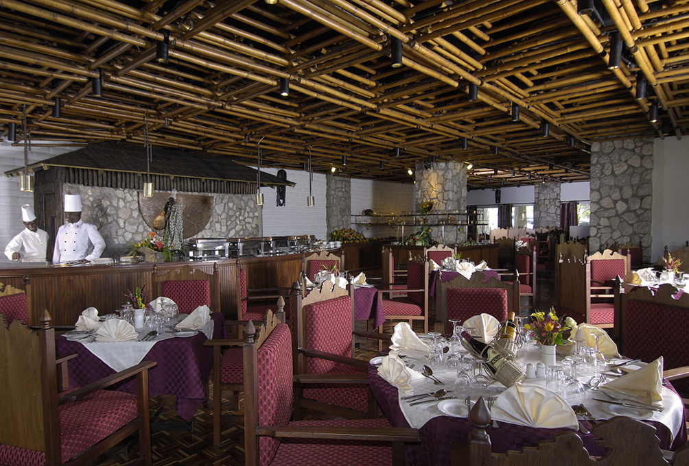 Restaurant in der Sarova Taita Hills Game Lodge
