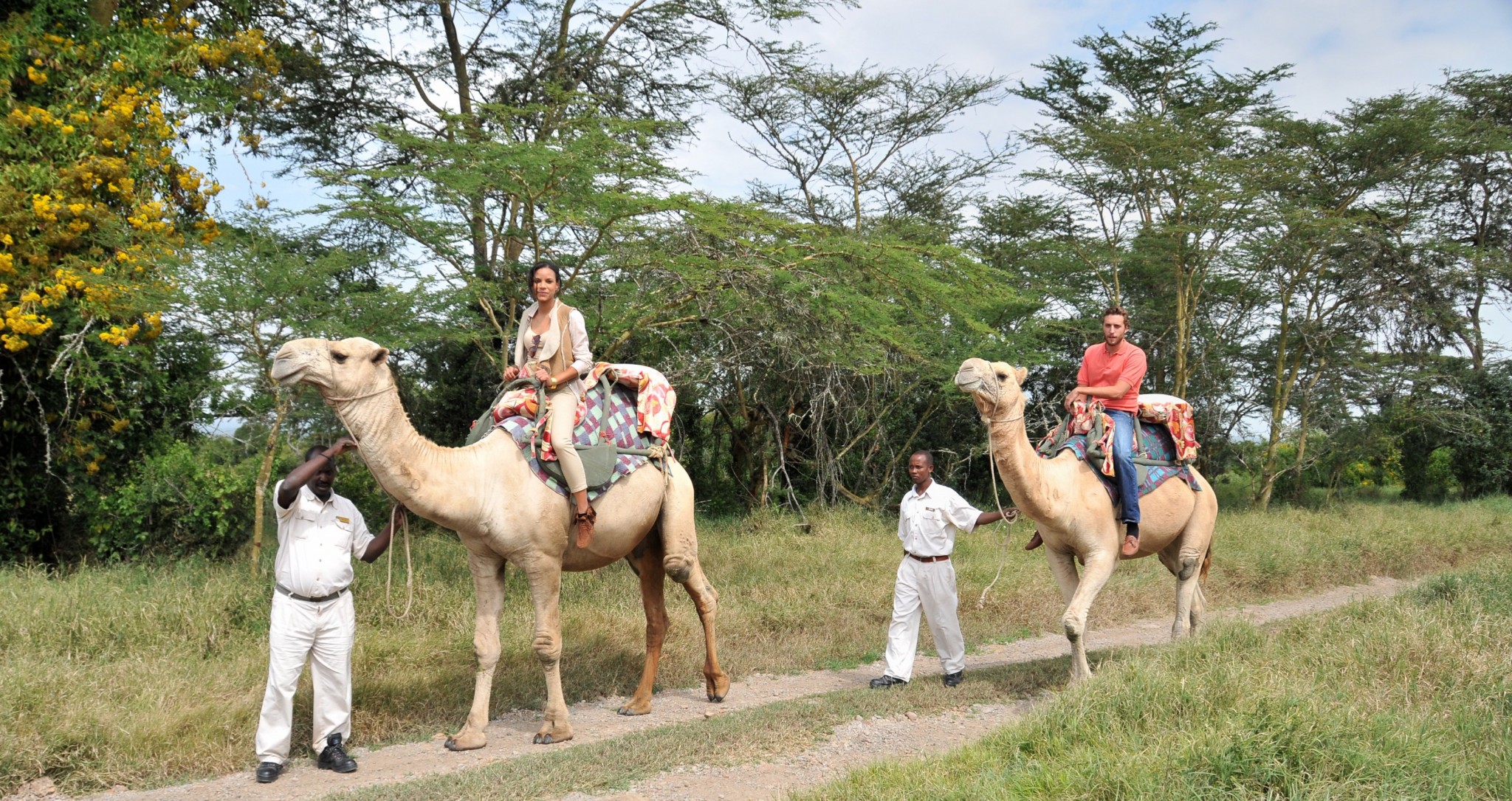 Kamel-Safari im Sweetwaters Tented Camp