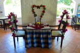 Honeymoon Tisch in der Diani Sea Lodge