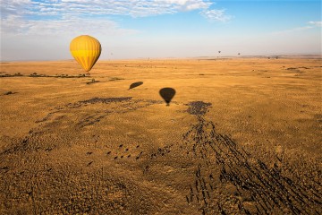 Ballonfahrt in der Masai Mara Kenia
