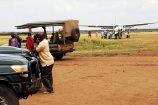 Safari in der Masai Mara - Reisegruppe des Kenia Spezialist keniaurlaub.de Reisekontor Schmidt Leipzig - Start