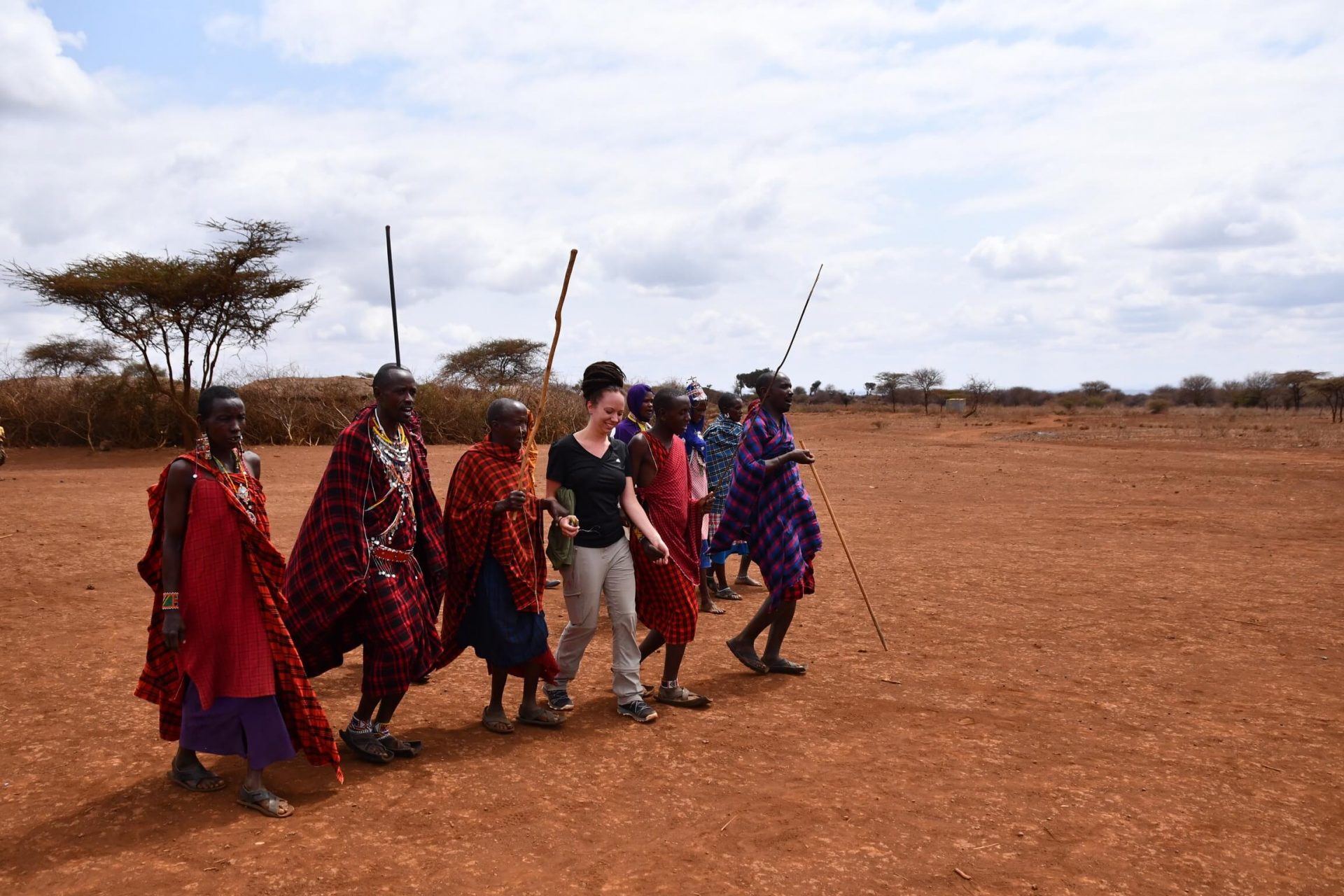 bei den Massai während einer Kenia Safari