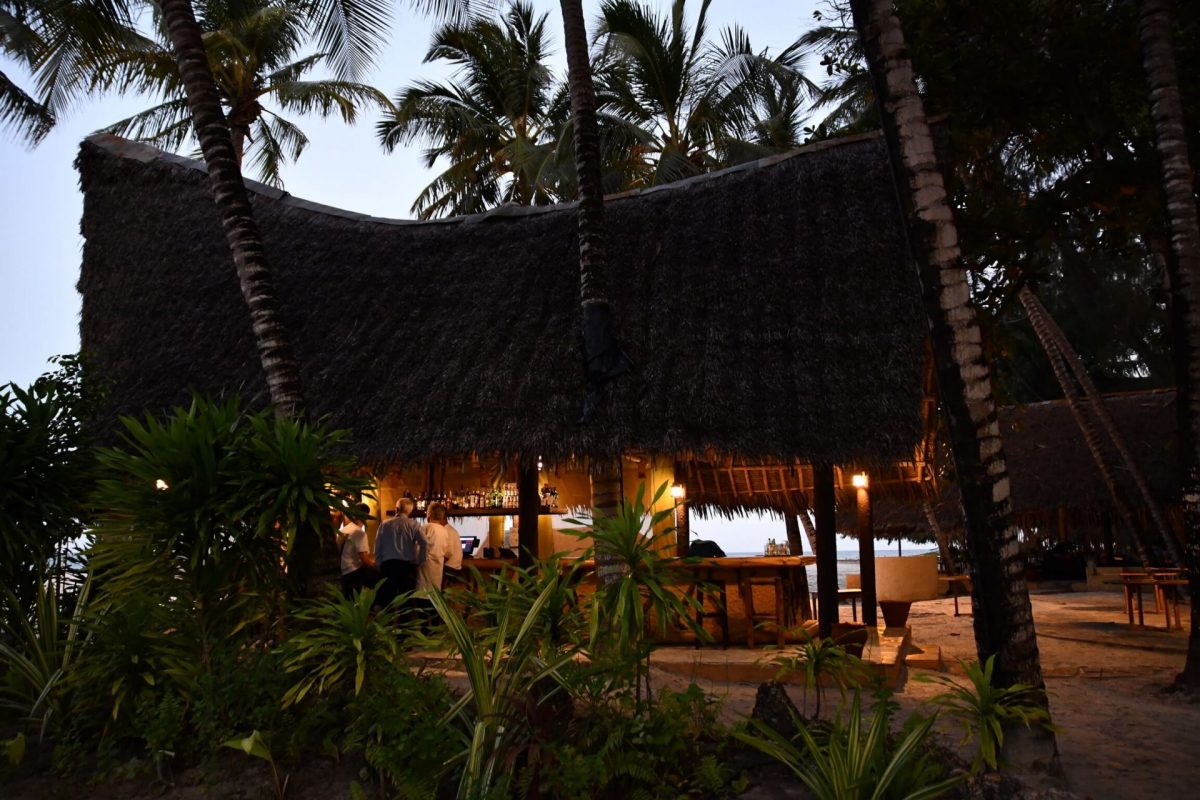 Abendstimmung in Kenia Hotel am Strand