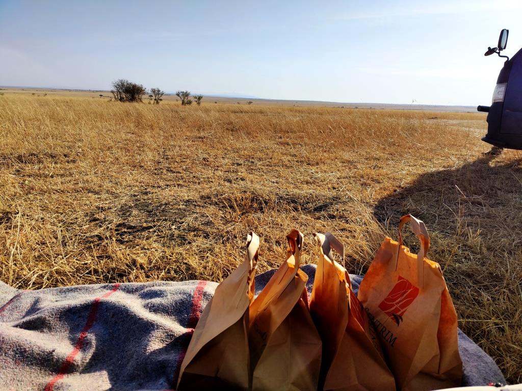 Picknick in der Savanne während einer Keniasafari - zwei Wochen mit Keniaurlaub.de
