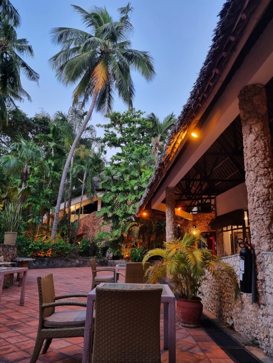 Kenia Hotel Severin Sea Lodge - Abendstimmung