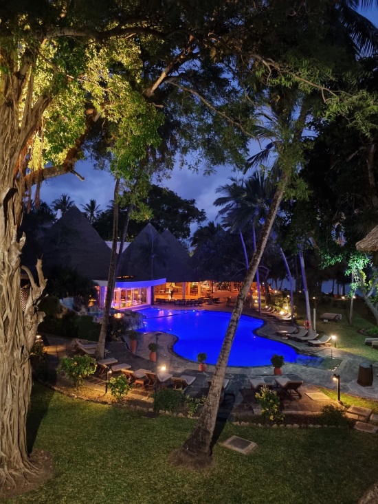 Kenia Hotel Severin Sea Lodge - Abendstimmung