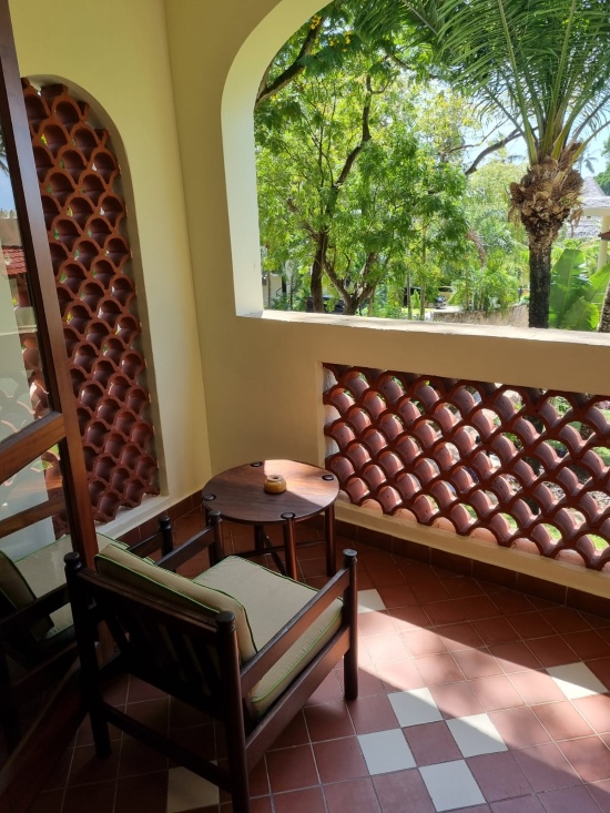 Kenia Hotel Severin Sea Lodge - Balkon