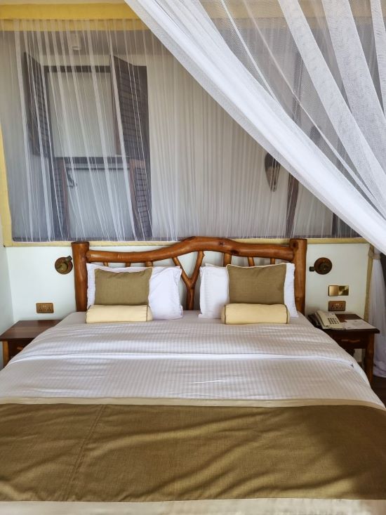 Kenia Hotel Severin Sea Lodge - Schlafzimmer Kitani Suite