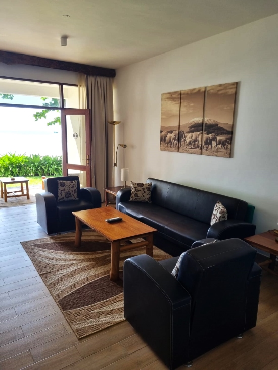 Kenia Hotel Severin Sea Lodge - Wohnzimmer Kitani Suite