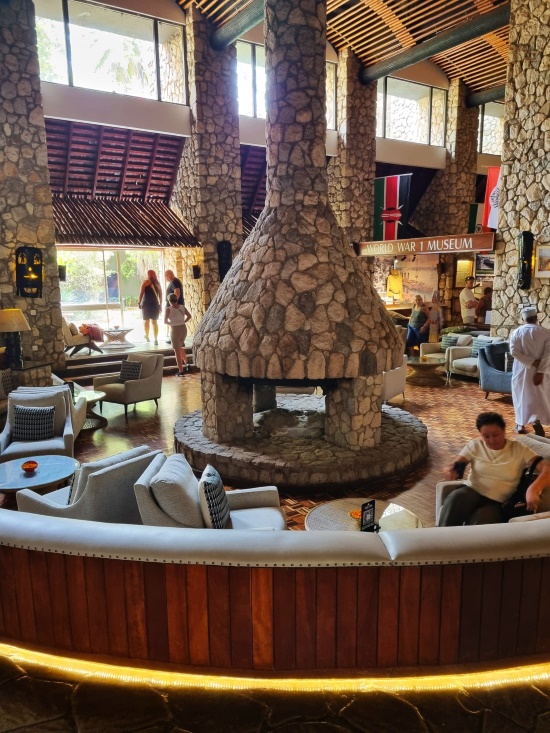 Kenia Safariunterkunft Taita Hill Lodge - Lobby