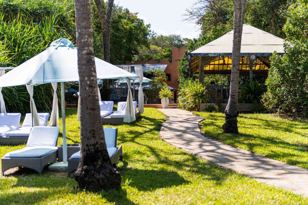Kenia Hotel Nomad Beach Resort Garten