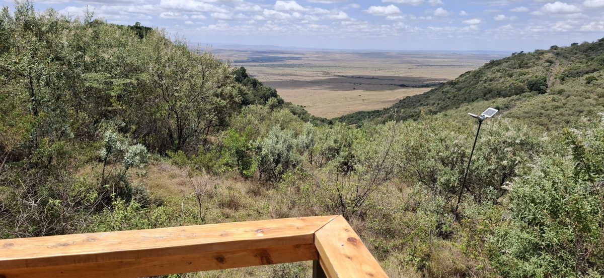Blick vom Mara Elatia Camp in der Masai Mara - während einer Kenia Safari Reise mit Keniaspezialist Reisekontor Schmidt keniaurlaub.de