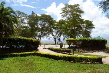 Blick auf die Anlage der Ol Tukai Lodge